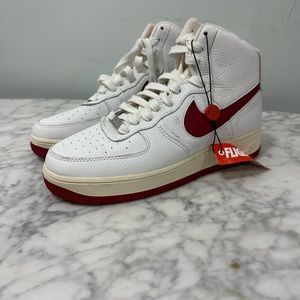 WMNS AIR FORCE 1 - WHITE GYM RED